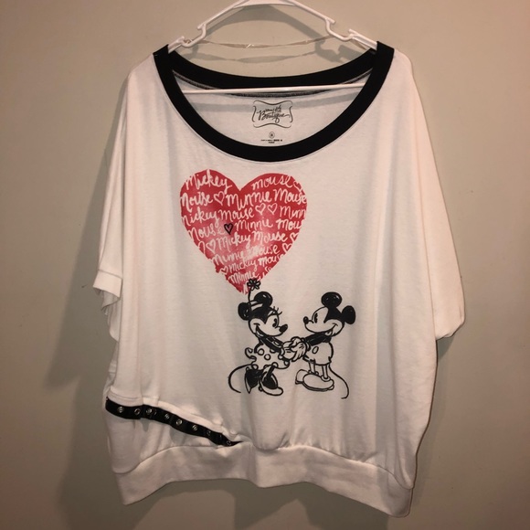 Disney Tops - Disney Boutique Mickey& Minnie Love Top